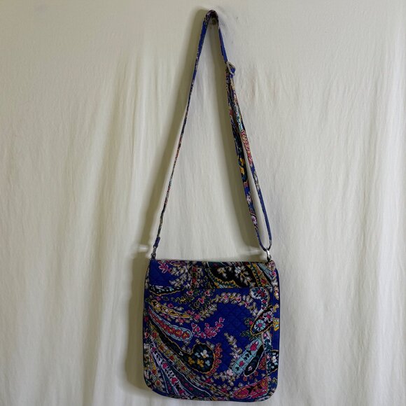 Vera Bradley Triple Zip Hipster Adjustable Crossbody Convertible Bag Multicolor - Picture 4 of 11